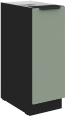 Unterschrank Aria - Aquamarin/Schwarz - 30 D CARGO BB