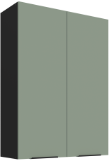 Oberschrank Aria - Aquamarin/Schwarz - 80 G-108 2F