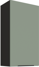 Oberschrank Aria - Aquamarin/Schwarz - 50 G-90 1F