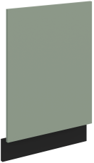 Tür für Einbaugeschirrspüler Aria - Aquamarin/Schwarz - ZM 570x446