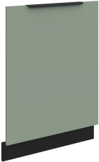 Tür für Einbaugeschirrspüler Aria - Aquamarin/Schwarz - ZM 713x596