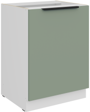 Unterschrank Aria - Aquamarin/Weiß - 60 D 1F BB