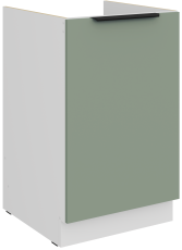 Unterschrank Aria - Aquamarin/Weiß - 50 ZL 1F BB