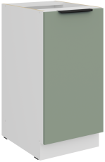 Unterschrank Aria - Aquamarin/Weiß - 40 D 1F B