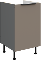 Unterschrank Aria - Sandgrau/Anthrazit - 50 ZL 1F BB