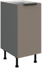 Unterschrank Aria - Sandgrau/Anthrazit - 40 D 1F BB