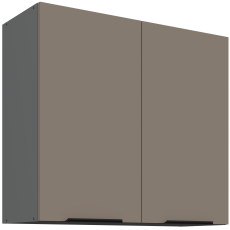Oberschrank Aria - sandgrau/anthrazit - 80 G-72 2F