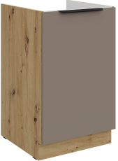 Unterschrank Aria - Sandgrau/Artisan Eiche - 50 ZL 1F BB