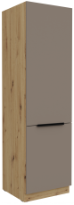 Hoher Schrank Aria - Sandgrau/Artisan Eiche - 60 LO-210 2F