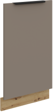 Tür für Einbaugeschirrspüler Aria - Sandgrau/Artisan Eiche - ZM 713x446
