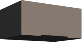 Oberschrank Aria - Sandgrau/Schwarz - 80 NAGU-36 1F