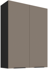 Oberschrank Aria - Sandgrau/Schwarz - 80 G-108 2F