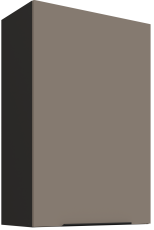 Oberschrank Aria - Sandgrau/Schwarz - 60 G-90 1T