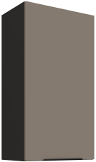 Oberschrank Aria - Sandgrau/Schwarz - 50 G-90 1F