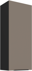 Oberschrank Aria - sandgrau/schwarz - 45 G-108 1F