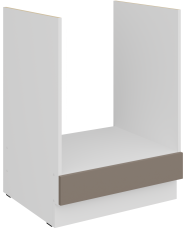 Unterschrank für Einbauofen Aria - sandgrau/weiß - 60 D GAZ BB