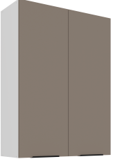 Oberschrank Aria - Sandgrau/Weiß - 80 G-108 2F