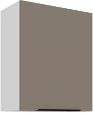 Oberschrank Aria - Sandgrau/Weiß - 60 G-72 1F