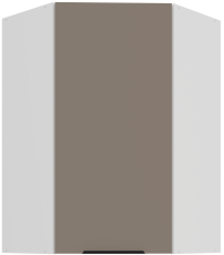 Oberschrank Aria - sandgrau/weiß - 60x60 GN-90 1F (45°)