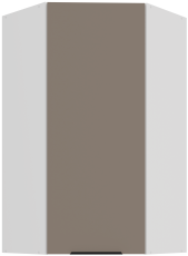 Oberschrank Aria – sandgrau/weiß – 60x60 GN-108 1F (45°)