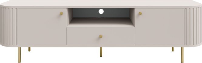 RTV-Kommode 2F1S Ovalio – Sandbeige