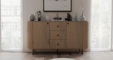 Stolarz Lempert - Kommode 2F3S Ovalio – Cremona Eiche