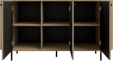 Stolarz Lempert - Kommode 3F Ovalio – Cremona Eiche
