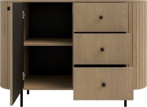 Stolarz Lempert - Kommode 1F3S Ovalio – Cremona Eiche