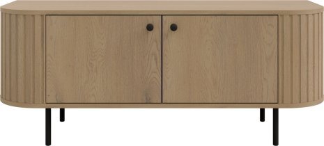 Stolarz Lempert - RTV-Kommode 2F Ovalio – Eiche Cremona