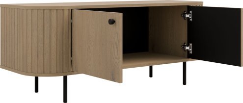 Stolarz Lempert - RTV-Kommode 2F Ovalio – Eiche Cremona