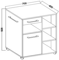 Stolarz Lempert - Mobile Kommode 70 Solea