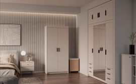 Kleiderschrank Elena BP02 – sandbeige