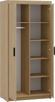 Stolarz Lempert - Garderobenschrank Elena DO02 – geölte Eiche
