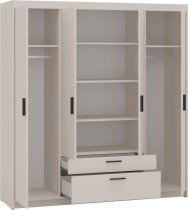 Stolarz Lempert - Kleiderschrank Elena BP04 – sandbeige