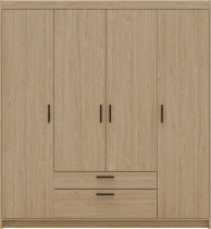 Stolarz Lempert - Garderobenschrank Elena DO04 – geölte Eiche