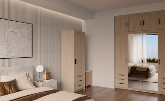 Stolarz Lempert - Schrank Elena DO01 3S – geölte Eiche