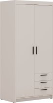 Stolarz Lempert - Kleiderschrank Elena BP02 3S – sandbeige