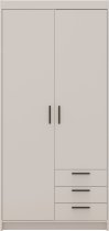 Stolarz Lempert - Kleiderschrank Elena BP02 3S – sandbeige