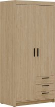 Stolarz Lempert - Garderobenschrank Elena DO02 3S – geölte Eiche