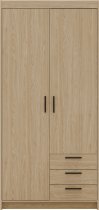 Stolarz Lempert - Garderobenschrank Elena DO02 3S – geölte Eiche