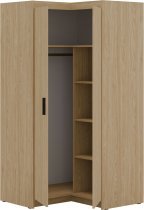 Stolarz Lempert - Eckkleiderschrank Elena NARDO02 – geölte Eiche