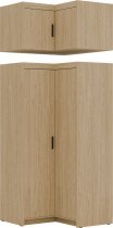 Stolarz Lempert - Oberschrank Ecke Elena NAEL NARDO02 – geölte Eiche