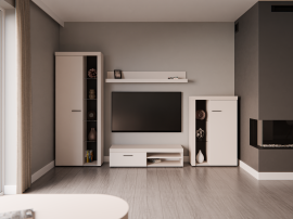 Stolarz Lempert - TV-Regal Rumba – sandbeige
