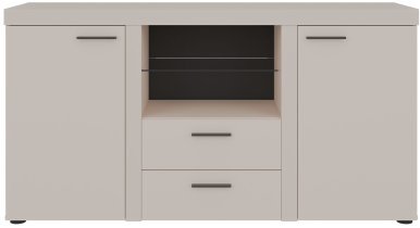 Stolarz Lempert - Kommode Rumba 2F2S – sandbeige