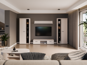 Stolarz Lempert - TV-Regal Rumba XL – sandbeige