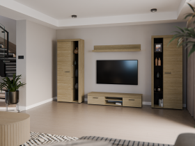 Stolarz Lempert - TV-Regal Rumba XL – geölte Eiche