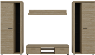 Stolarz Lempert - TV-Regal Rumba XL – geölte Eiche