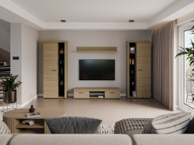 Stolarz Lempert - TV-Regal Rumba XL – geölte Eiche