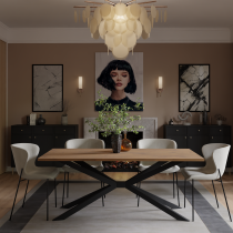 Lenart - Esstisch Tromso – 90x185 cm – Eiche Lancelot