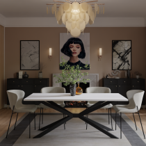 Lenart - Esstisch Tromso – 90x185 cm – Weiß